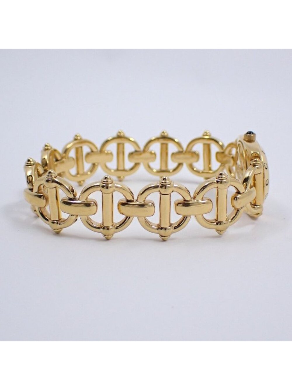 Gucci Quartz Watch Gold Black Dial - Picture 4 of 10